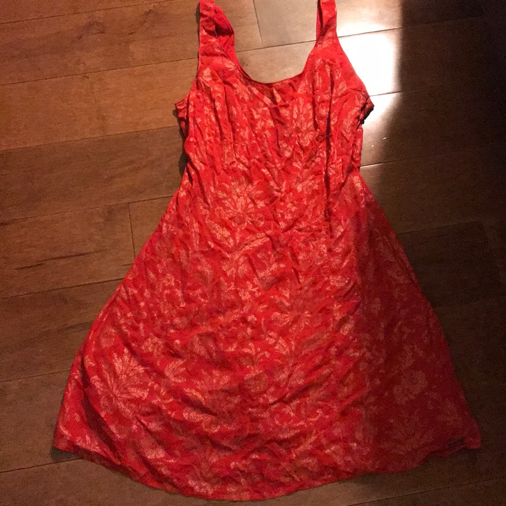 😊Red and Gold Holiday Dress😊